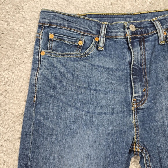 Levis‎ 510 Jeans Mens 33x34 (Fits 32x31) Blue Skinny Medium Wash Denim - Picture 3 of 13